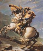 Jacques-Louis David Napoleon Crossing the Alps (mk08) oil painting on canvas